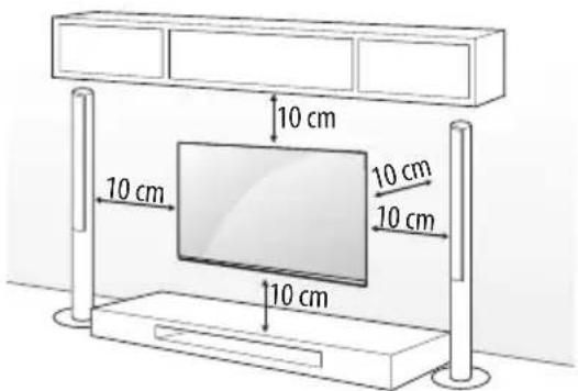 LG 55UK6470PLC - Montage mural - 1