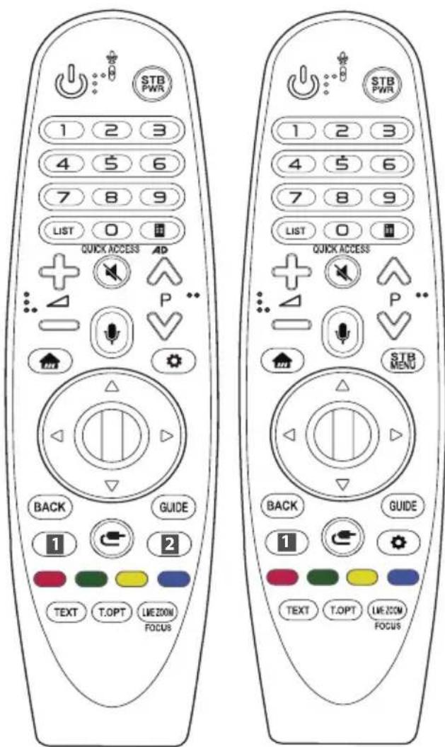LG 55UK6470PLC - Utilisation de la télécommande Magic - 1