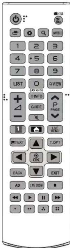 LG 55UK6470PLC - Utilisation de la télécommande - 2