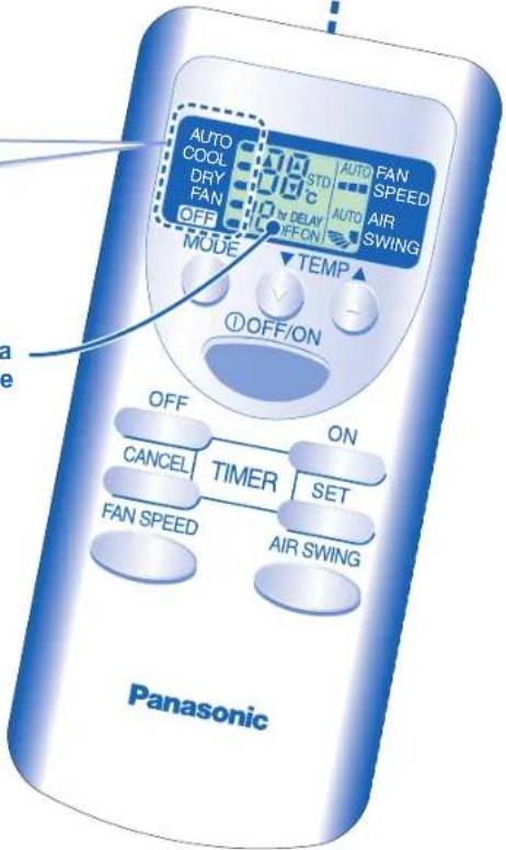 PANASONIC CSPC7GKD - MODE VENTILATEUR - POUR MAINTENIR UNE BONNE VENTILATION DE LA PIECE - 1