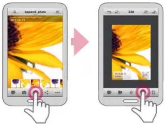 LG Pocket Photo PD239P - Utilisation du mode modification - 1