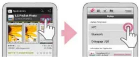 LG Pocket Photo PD239P - Impression utilisant NFC (Nc) - 2