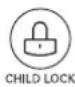 LG LCE3610SB - Desengagerle CHILD LOCK (verrouilage enfants): - 1