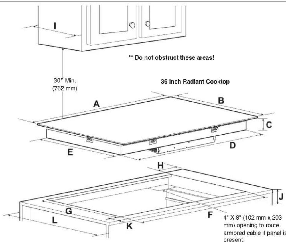 LG LCE3610SB - IMPORTANT INSTALLATION INFORMATION - 1