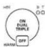 LG LCE3610SB - To Activate the Triple Cooking Zone - 3