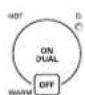 LG LCE3610SB - Pour activer la zone de cuisson double - 2