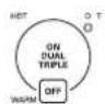 LG LCE3610SB - To Activate the Triple Cooking Zone - 2