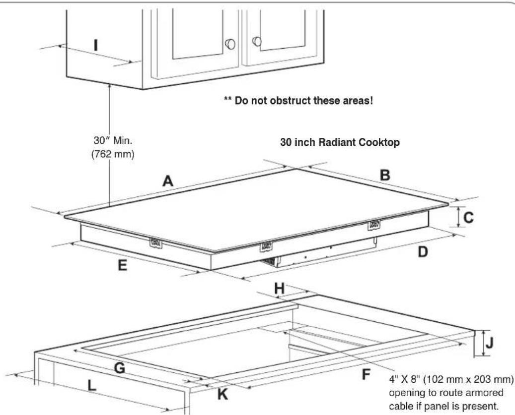 LG LCE3610SB - IMPORTANT INSTALLATION INFORMATION - 1