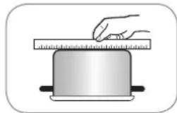 LG LCE3610SB - USE FLAT-BOTTOMED COOKWARE - 1