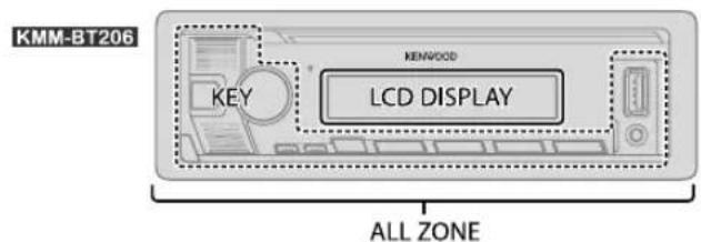 KENWOOD KMMBT206 - Display-Einstellungen - 2