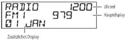 KENWOOD DPXM3200BT - Ändern der Display-Information - 1