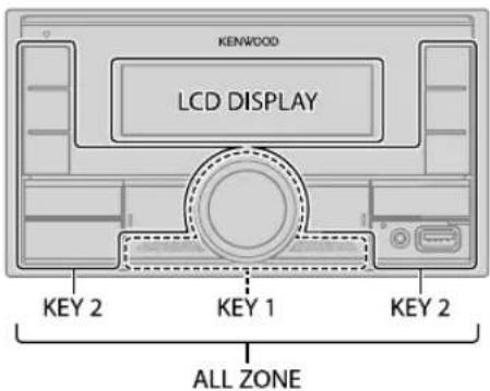 KENWOOD DPXM3200BT - Réglagesd'affichage - 1