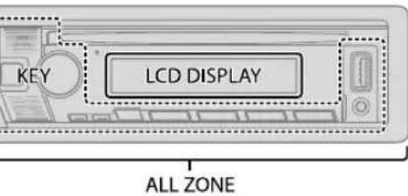 KENWOOD KDCBT440U - Display-installingen - 2