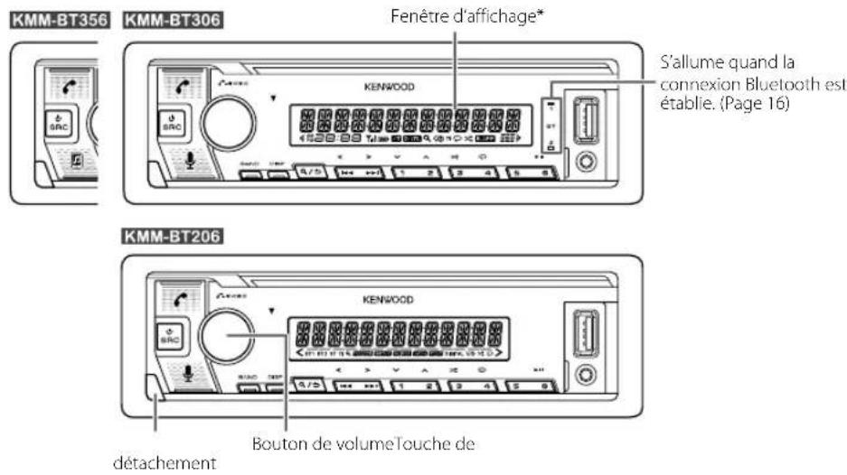 KENWOOD KDCBT640U - Fonctionnement de base - 1
