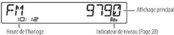 KENWOOD KDCBT640U - Changez l'information sur l'affichage - 1