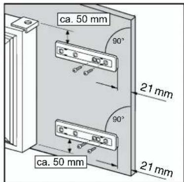 ELECTROLUX ERN29850 - Instructions pour l'encastrement - 9