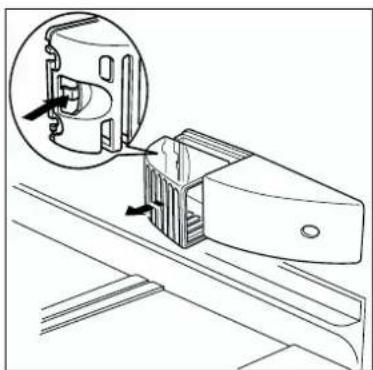 ELECTROLUX ERN29850 - Changement de l'ampoule - 2
