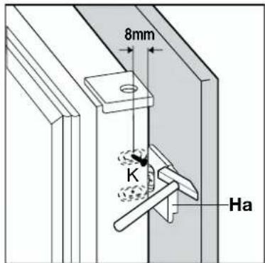 ELECTROLUX ERN29850 - Dimensions of housing - 12