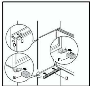 ELECTROLUX ERN29850 - Dimensions of housing - 7