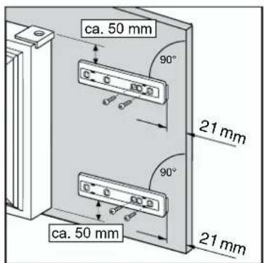ELECTROLUX ERN29850 - Dimensions of housing - 9