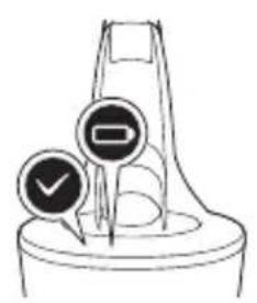 PHILIPS Series 6000 S6650 - Achtung: Vergewissern Sie sich, dass überschüssiges Wasser vor dem Einsetzen in das SmartClean-System immer abgeschüttelt wird. - 4