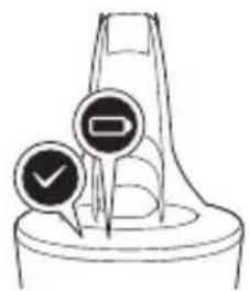 PHILIPS Series 6000 S6650 - Caution: Always shake excess water off the shaver before you place it in the SmartClean system. - 4