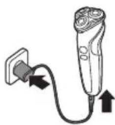 PHILIPS Series 6000 S6650 - Charging with the supply unit - 1