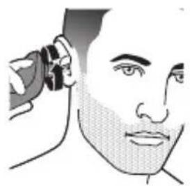 PHILIPS Series 6000 S6650 - Haare in den Ohren schneiden - 1
