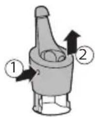 PHILIPS Series 6000 S6620 - Caution: Do not tilt the SmartClean system to prevent leakage. - 2