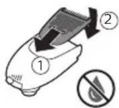 PHILIPS Series 6000 S6620 - Nettoyage de l'accessoire barbe - 5