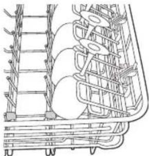 SAMSUNG DW80R5061US - Utilisation du porte-verres - 1