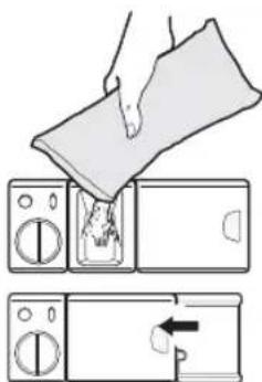 SAMSUNG DW80R5061US - Filling the detergent dispenser - 3