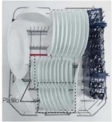 SAMSUNG DW80R5061US - CARGA DEL ESTANTE INFERIOR - 1