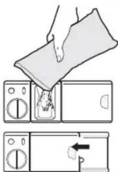 SAMSUNG DW80R5061US - Llenado del dosifi cador de detergente - 3