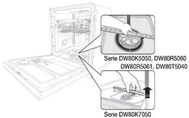 SAMSUNG DW80R5061US - Boquilla inferior - 1