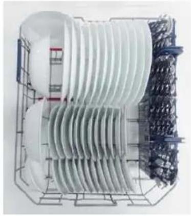 SAMSUNG DW80R5061US - CARGA DEL ESTANTE INFERIOR - 2