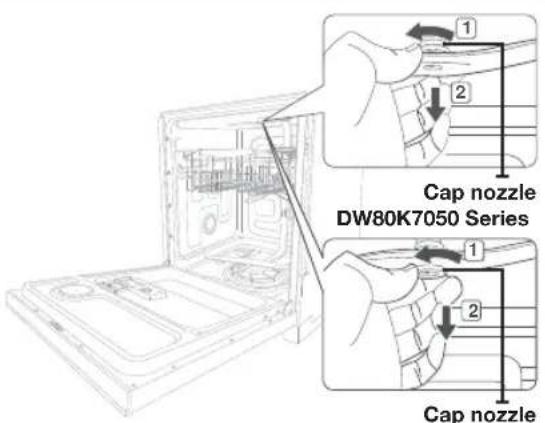 SAMSUNG DW80R5061US - Upper nozzle - 1