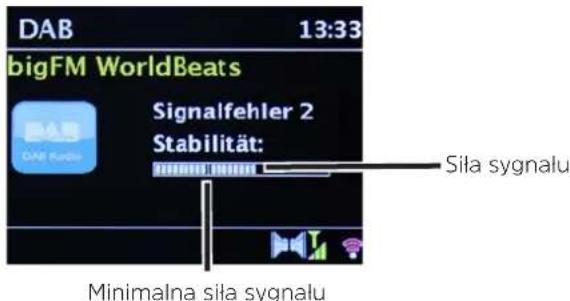 TECHNISAT DigitRadio 143 CD - Sila sygnalu - 1