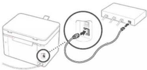 CANON iSENSYS MF113w - Verbinding maken via een bedrade LAN - 2