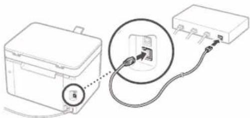 CANON iSENSYS MF113w - Yhdistäminen langallisen lähiverkon kautta - 2