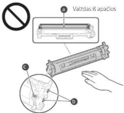 CANON iSENSYS MF113w - Dažų kasetės naudojimas - 2