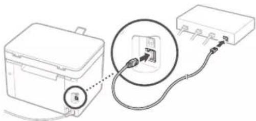 CANON iSENSYS MF113w - Per connectar-lo mitjançant LAN amb fils - 2