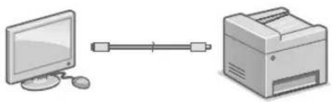 CANON iSENSYS MF113w - Prisijungti naudojant USB - 1