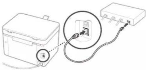 CANON iSENSYS MF113w - Prisijungti naudojant laidinį LAN - 2