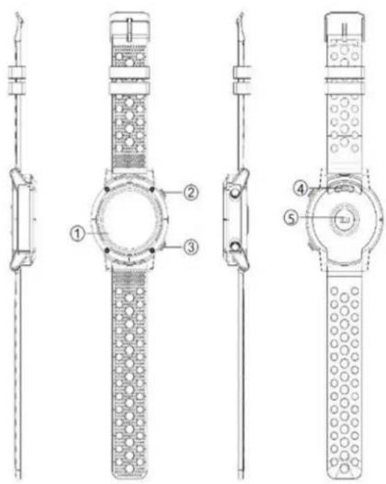 DENVER SW510 - Smartklokke - 1