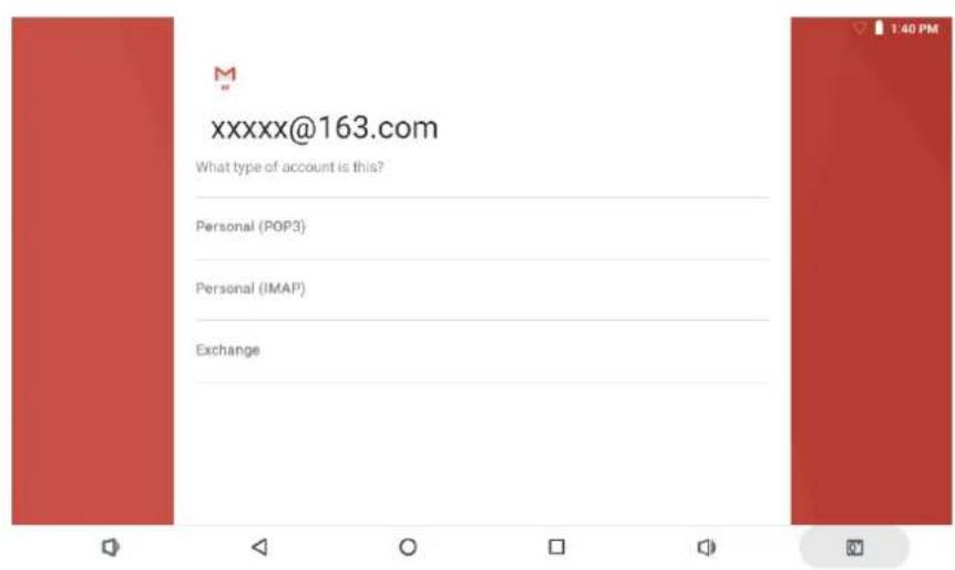 DENVER TAQ90083 - Creation manuelle d'un compte e-mail - 1