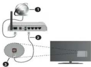 Finlux FL5032UHD - Connexion à un réseau câblé - 1