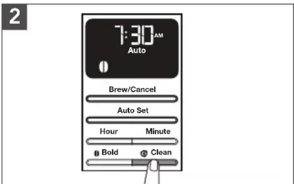 KITCHENAID KCM1208 - CÓMO USAR LA HORA DEL AJUSTE AUTOMÁTICO PROGRAMADA PREVIAMENTE - 2