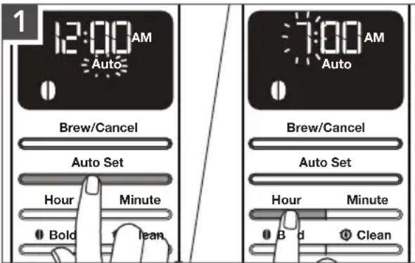 KITCHENAID KCM1208 - CÓMO PROGRAMAR LA CARACTERÍSTICA AUTO SET (AJUSTE AUTOMÁTICO) - 1