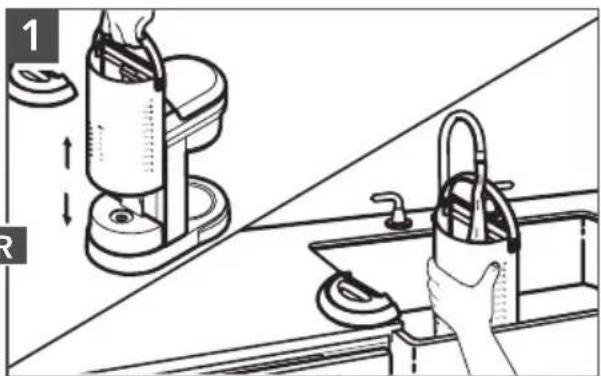 KITCHENAID KCM1208 - FILLING WATER FOR BREWING - 2